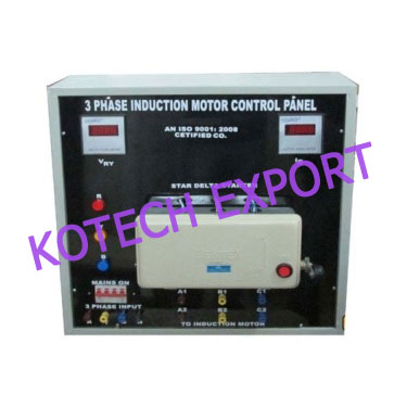  3 Phase Induction Motor Control Panel