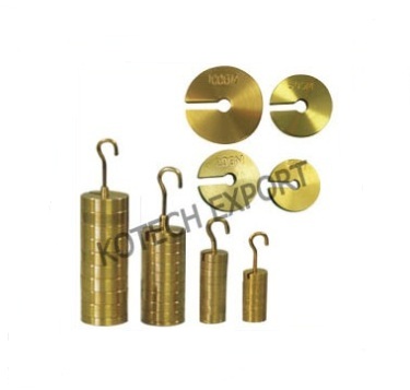  Slotted Masses Brass
