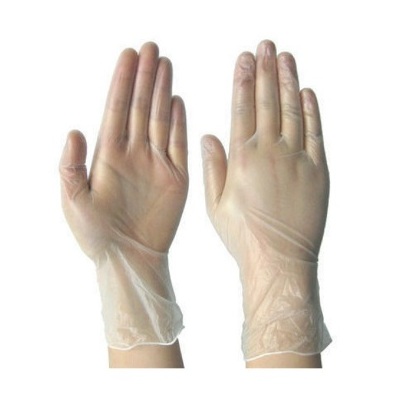 What is the use of vinyl disposable gloves in the laboratory?